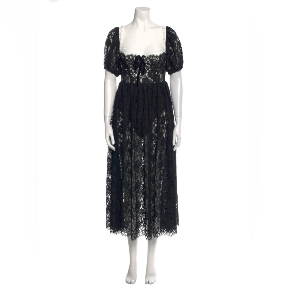 Lace Pattern Midi Length Dress NMOT. Size small. Tried on, never worn.